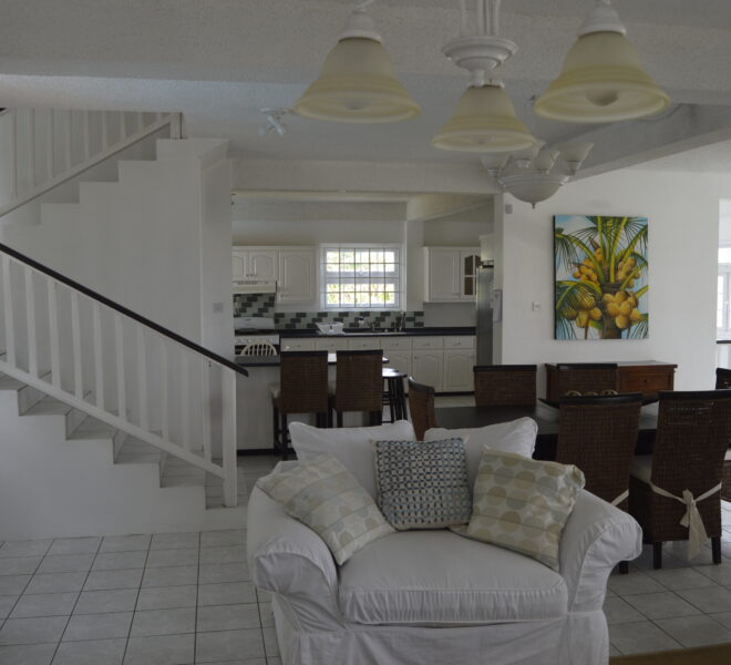 living-dining room and kitchen