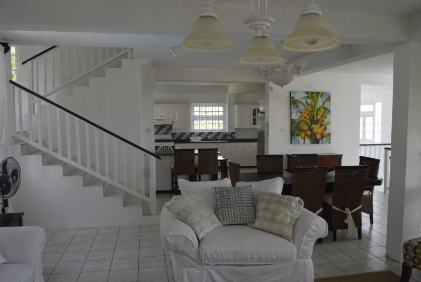 living-dining room and kitchen